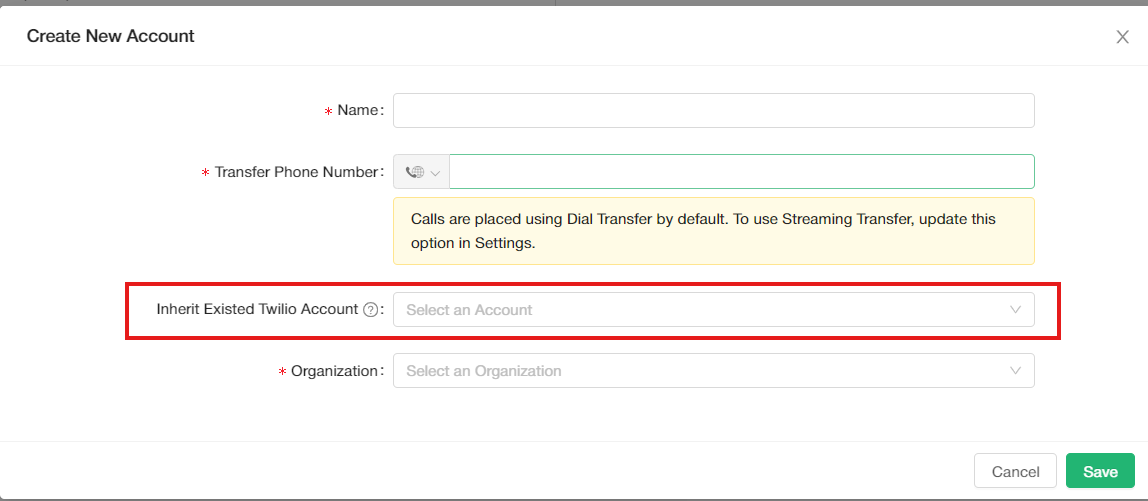 Ava Create New Account 表單